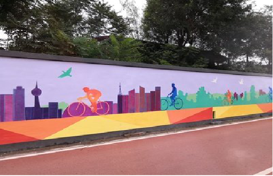 岳阳墙体彩绘-围墙