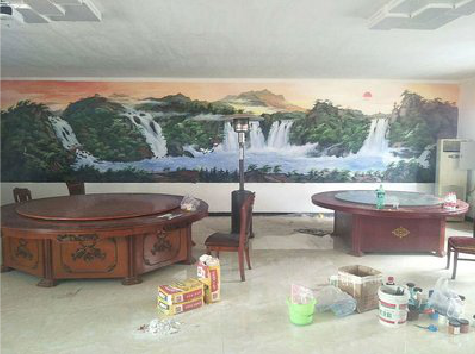 岳阳墙绘-写实风景